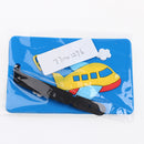 Personalized Luggage Tags Suitcase Holiday Travel Baggage Label Name Address Holder Blue