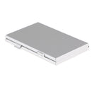 Aluminum Alloy 10 Pcs TF/3 Pcs SD Slots Memory Card Storage Box Case Silver