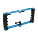 CNC Aluminum Alloy Selfie Extension Grip Handheld For GoPro 6 / 5 / 4 / 3+ / 3 / 2