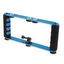 CNC Aluminum Alloy Selfie Extension Grip Handheld For GoPro 6 / 5 / 4 / 3+ / 3 / 2