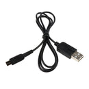 USB1.2 Battery Charging Charger Data Sync Cable Cord for Nintendo 3DS / DSI / DSI XL - Black
