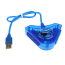 Dual Joypad Game Controller to USB PC Adapter Cable Cord for Sony PlayStation PS1 PS2 PSX