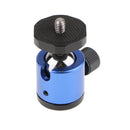 Tripod Pan Tilt Ball Head for Sony Nikon Canon Hot Shoe Mount Adapter Quick Plate Standard 1/4" M4 Screw Hole