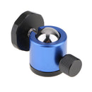 Tripod Pan Tilt Ball Head for Sony Nikon Canon Hot Shoe Mount Adapter Quick Plate Standard 1/4" M4 Screw Hole
