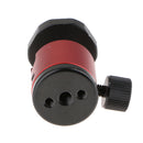 Tripod Pan Tilt Ball Head for Sony Nikon Canon Hot Shoe Mount Adapter Quick Plate Standard 1/4" M4 Screw Hole