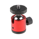Tripod Pan Tilt Ball Head for Sony Nikon Canon Hot Shoe Mount Adapter Quick Plate Standard 1/4" M4 Screw Hole