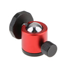 Tripod Pan Tilt Ball Head for Sony Nikon Canon Hot Shoe Mount Adapter Quick Plate Standard 1/4" M4 Screw Hole