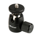 360Â° Adjustable Mini Hot Shoe Adapter 1/4'' Screw Tripod Ball Head Mount Stand for DSLR Cameras