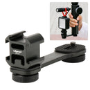 Ulanzi 3in1 Triple Hot Shoe Mount Adapter Converter Microphone Stand Bracket