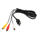 For Sega Dreamcast Audio Video Cable Composite RCA Connection AV Cord 1.8m/6ft Length