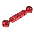 5'' Double Ball Arm for Connecting Strobe/Video Light to Underwater Photography Housing Red