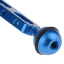 5'' Double Ball Arm for Connecting Strobe/Video Light to Underwater Photography Housing Blue
