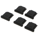 Specially Designed 5 Pieces Plastic Hot Shoe Hotshoe Protector Cover Cap for Nikon/Canon