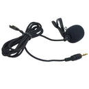 External Lavalier Lapel Clip-on Condenser Microphone For GoPro Hero 3 3+ 4 - Black