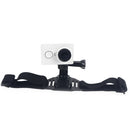 4 in 1 Head Belt Strap+Screw Bolt+J-Hook Buckle+Adapter for GoPro Action Cameras -Black - Perfect Companion for Your Travelling or Outing