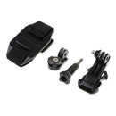4 in 1 Head Belt Strap+Screw Bolt+J-Hook Buckle+Adapter for GoPro Action Cameras -Black - Perfect Companion for Your Travelling or Outing