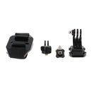4 in 1 Head Belt Strap+Screw Bolt+J-Hook Buckle+Adapter for GoPro Action Cameras -Black - Perfect Companion for Your Travelling or Outing