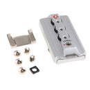 TSA 007 Aluminum Luggage 3 Digit Combination Lock Suitcase Secure Code Lock Padlock - Portable and Lightweight - Silver