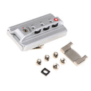 TSA 007 Aluminum Luggage 3 Digit Combination Lock Suitcase Secure Code Lock Padlock - Portable and Lightweight - Silver