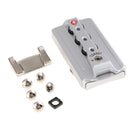 TSA 007 Aluminum Luggage 3 Digit Combination Lock Suitcase Secure Code Lock Padlock - Portable and Lightweight - Silver