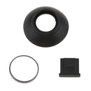 Camera Eyecup Viewfinder Eyepiece + Hot Shoe Cover for Nikon D850/D500 - Used to Protect Your Camera from Dust or Other Dirts