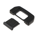 Camera Eyecup Viewfinder Eyepiece + Hot Shoe Cover for Nikon D7500 - Used to Protect Your Camera from Dust or Other Dirts
