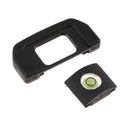 Camera Eyecup Viewfinder Eyepiece+Spirit Level for Nikon D7500 - Used to Protect Your Camera from Dust or Other Dirts