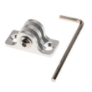 Mounting Adapter Metal Flat Bottom + Screw +Allen Key for Gopro Hero 5 - Silver -Increase the Stablility of Your Device