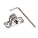 Mounting Adapter Metal Flat Bottom + Screw +Allen Key for Gopro Hero 5 - Silver -Increase the Stablility of Your Device