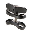 CNC Aluminum Alloy Underwater Diving Ball Head Mount Bracket for GoPro 6/5/4/3 Black