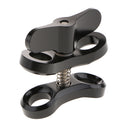 CNC Aluminum Alloy Underwater Diving Ball Head Mount Bracket for GoPro 6/5/4/3 Black