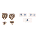Pack of 9 Conductive Rubber Pad for Sony PS4 Controller Button Replacement Parts