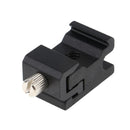 Hot Shoe Adapter 1/4"-20 Tripod Mount Holder Bracket for Flash Speedlight