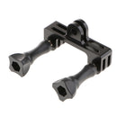 Dual Flash Bracket Tripod Mount with Screw for Gopro 6/5/4/3/2/1, SJCAM SJ4000, Xiaomi Yi Action Cameras