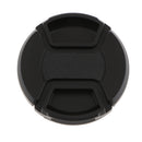 55mm Plastic Snap On Front Lens Cap Cover for Canon Nikon DSLR DC SLR Camera DV - Black