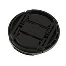 55mm Plastic Snap On Front Lens Cap Cover for Canon Nikon DSLR DC SLR Camera DV - Black
