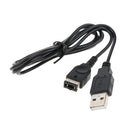 USB Power Supply Charger Cable Cord Compatible with Nintendo Gameboy Advance SP Console, 1.2m Long