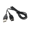 USB Power Supply Charger Cable Cord Compatible with Nintendo Gameboy Advance SP Console, 1.2m Long
