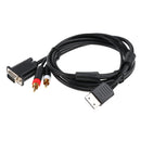 For Sega Dreamcast/DC 128 VGA Cable RCA Cord Connect Console to LCD Monitor 1.8m/6ft High Quality