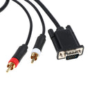 For Sega Dreamcast/DC 128 VGA Cable RCA Cord Connect Console to LCD Monitor 1.8m/6ft High Quality