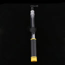 Extendable Transparent Crystal Handheld Remote Selfie Stick Monopod with Lanyard +Remote Controller Deck+Mount Holder+Screw for GoPro II
