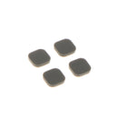 8 Pack Replacement Rubber Feet Screw Cover Cap for Nintendo New 3DS XL Game Console Black