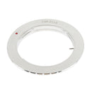 For Olympus OM Lens To Canon EOS EF 60D 6D DSLR Camera Adapter Ring 3rd Gen - Silver