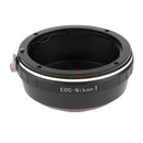 Metal Adapter Ring For Canon EOS EF EF S Lens To Nikon 1 Camera Body J1 V1 - Black
