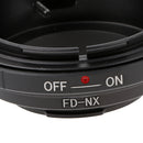 Mount Adapter Ring for Canon FD Lens to Samsung Galaxy NX-1000 NX-210 NX-20