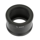T2 T-2 Mount Telephoto Lens Adapter For Canon EOS-M EF-M Mirrorless Camera - Black