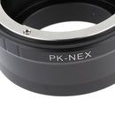 Aluminum Alloy Adapter Ring for Pentax PK K Mount Lens to Nex E-mount Camera Body for Sony NEX3 NEX5 NEX7 EX-5N NEX-C3