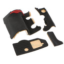 For Nikon D300S Repair Part Interface Cover Rubber Cap Port Skin Lid Protector with Adhesive Sticker Pack of 4