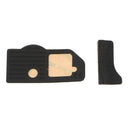 For Nikon D300S Repair Part Interface Cover Rubber Cap Port Skin Lid Protector with Adhesive Sticker Pack of 4