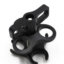 Aluminum Alloy 1'' Ball Clamp 3 Mount Hole for Diving Underwater Camera Arm Tray GoPro LED Lights
